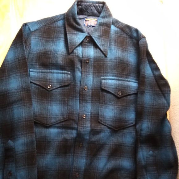 Vintage Pendleton Wool Flannel Button Down Shirt - Picture 2 of 7
